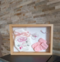 Cadre A PERSONNALISER - Souvenir de naissance brodé