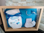 Cadre A PERSONNALISER - Souvenir de naissance brodé