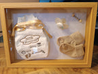 Cadre A PERSONNALISER - Souvenir de naissance brodé