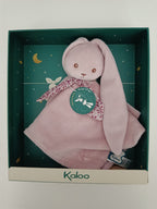 Doudou KALOO rose 30 cm brodé.