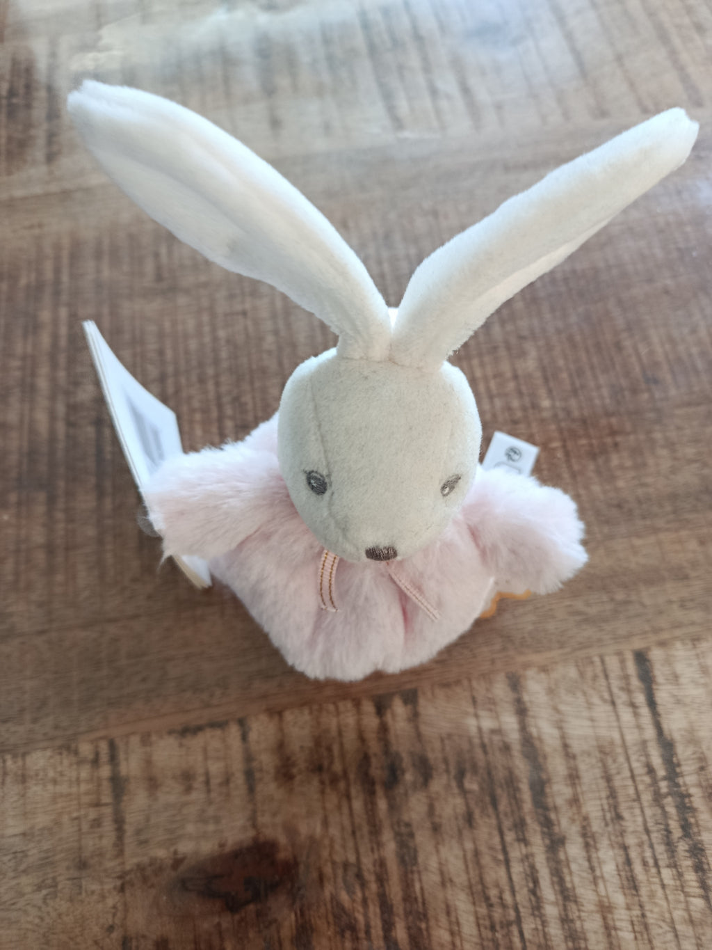 Pompon lapin KALOO - Personnalisation prénom sur oreille