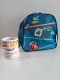Sac à dos maternelle personnalisé prénom brodé modèle En route - Lilliputiens