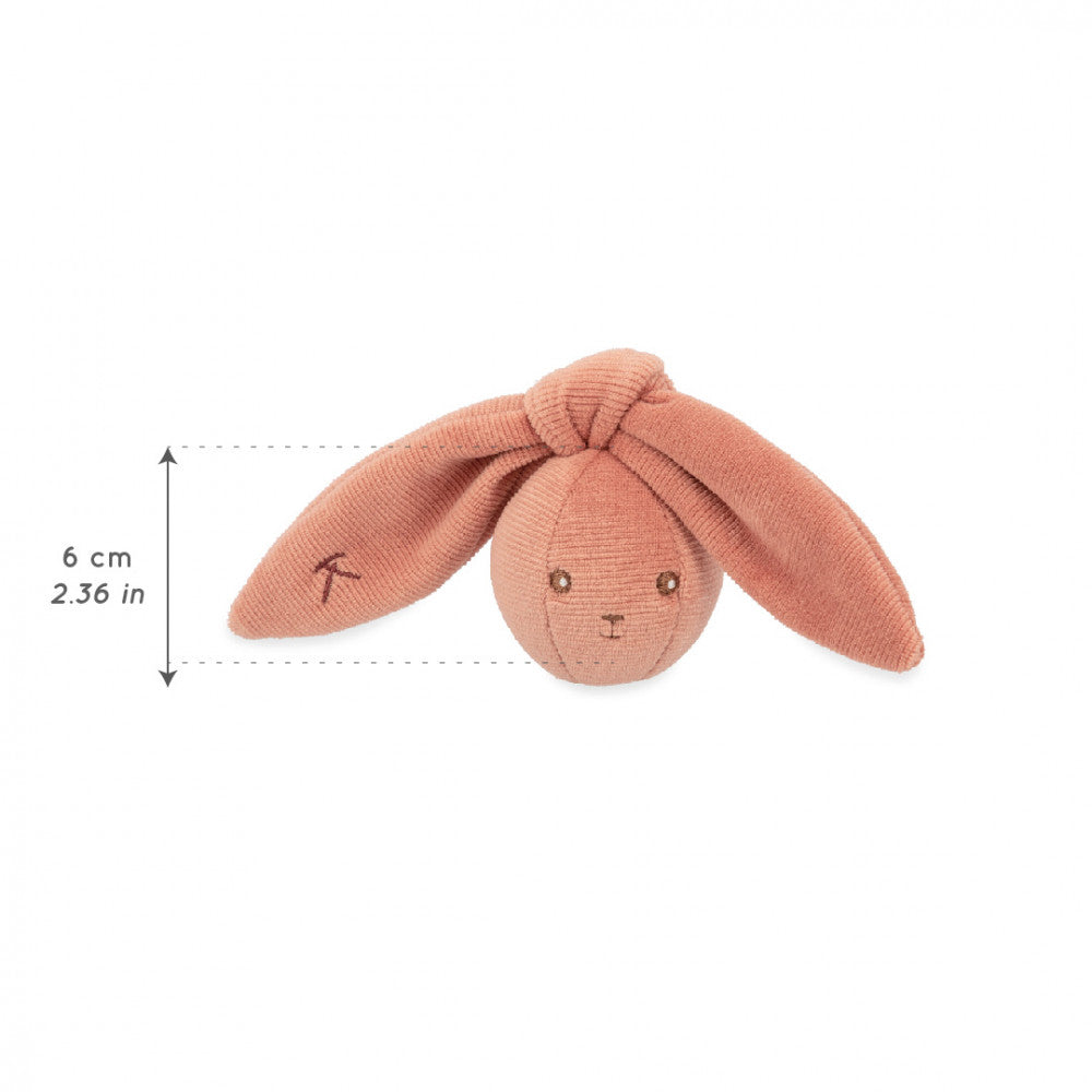 Petite balle hochet LAPINOO terracota.